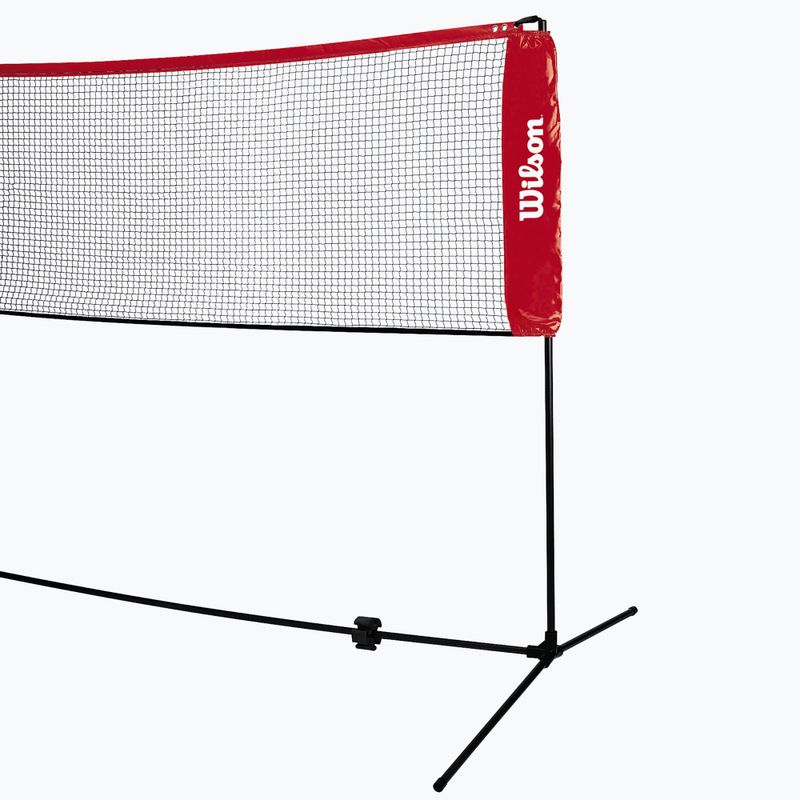 Tenisová síť Wilson Starter Ez Tennis Net 6.1 m černá/červená 2