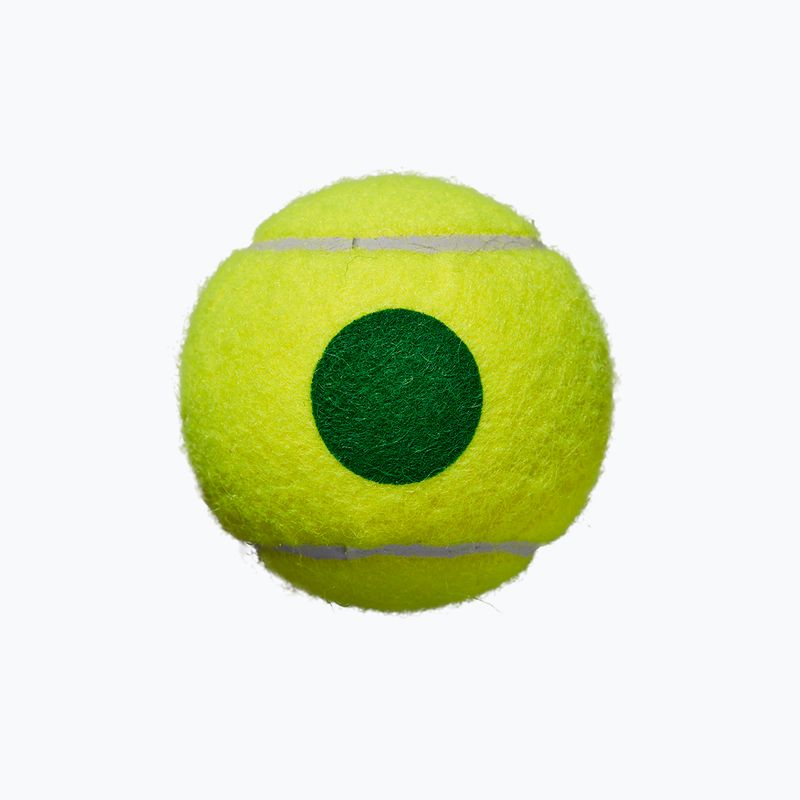 Dětská sada tenisových míčků Wilson Starter Play Green 4 ks žlutá WRT137400 4
