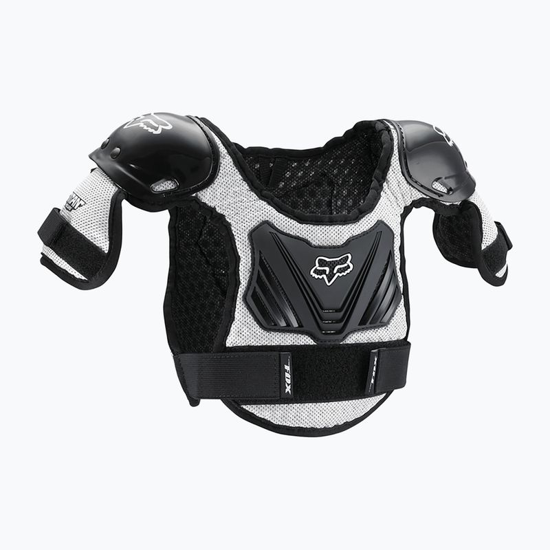 Dětský cyklistický chránič Fox Racing Peewee Titan Roost Deflector Jr black/silver