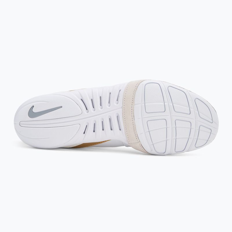 Boxerské boty Nike Freek white/metallic gold/cool grey 4