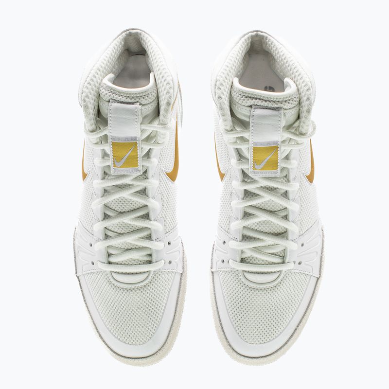 Boxerské boty Nike Freek white/metallic gold/cool grey 8