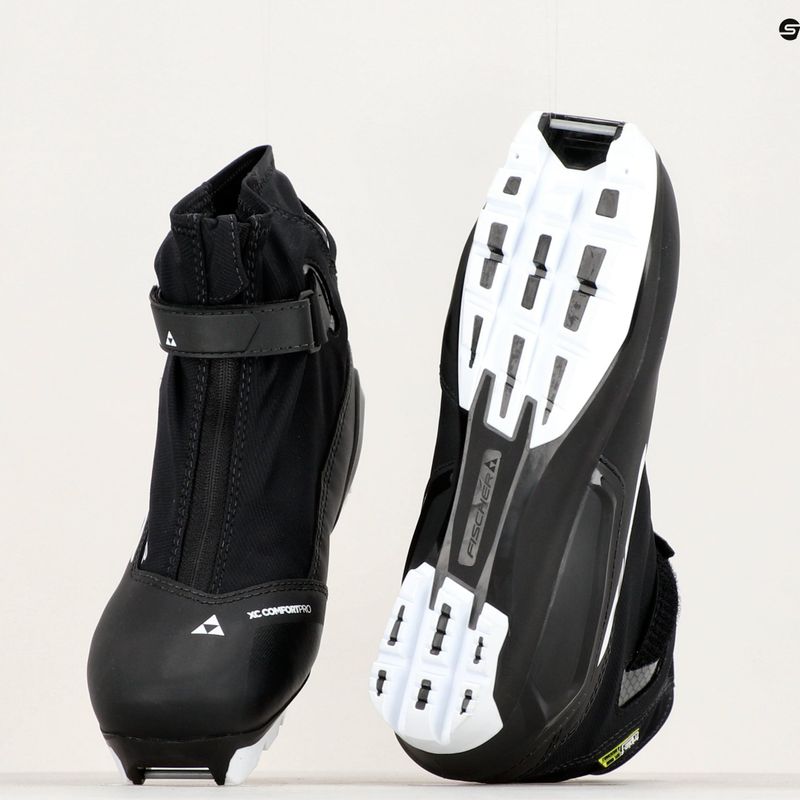 Boty na běžky Fischer XC Comfort Pro black/white/yellow 14