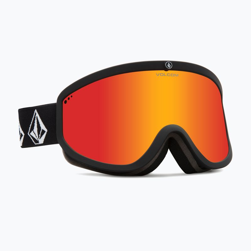 Lyžařské brýle Volcom Footprints matte black stone/red chrome/yellow