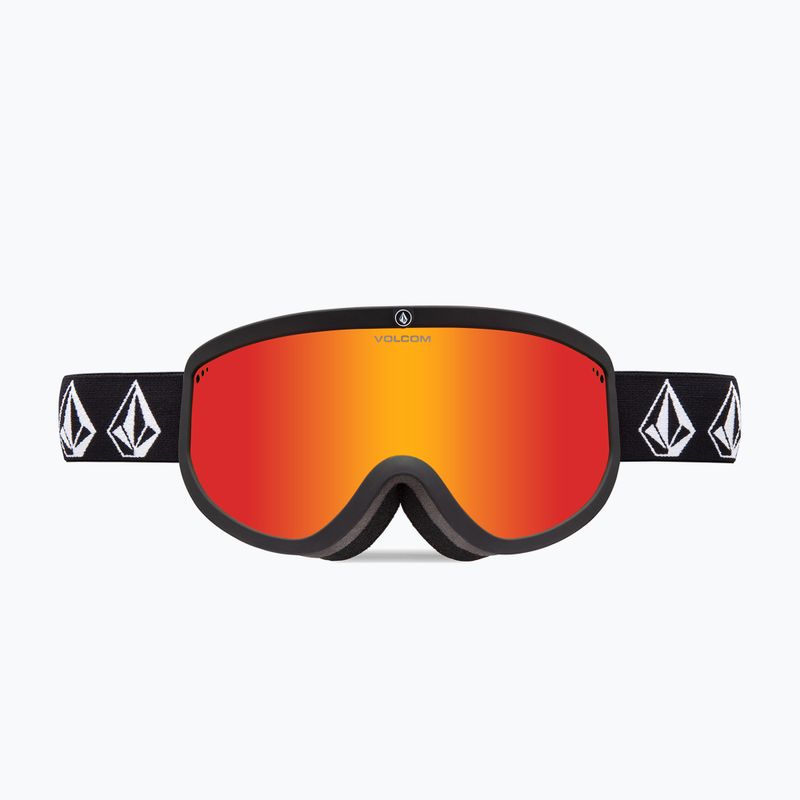 Lyžařské brýle Volcom Footprints matte black stone/red chrome/yellow 2
