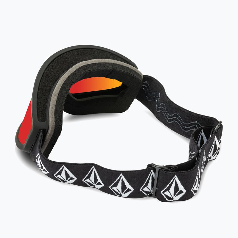 Lyžařské brýle Volcom Footprints matte black stone/red chrome/yellow 3