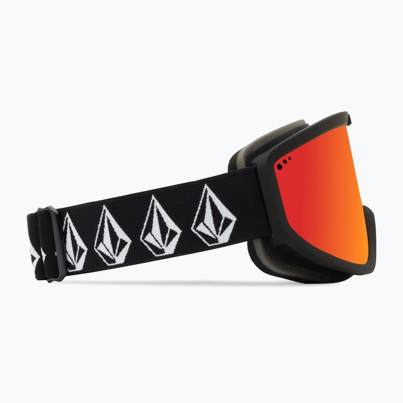 Lyžařské brýle Volcom Footprints matte black stone/red chrome/yellow 4