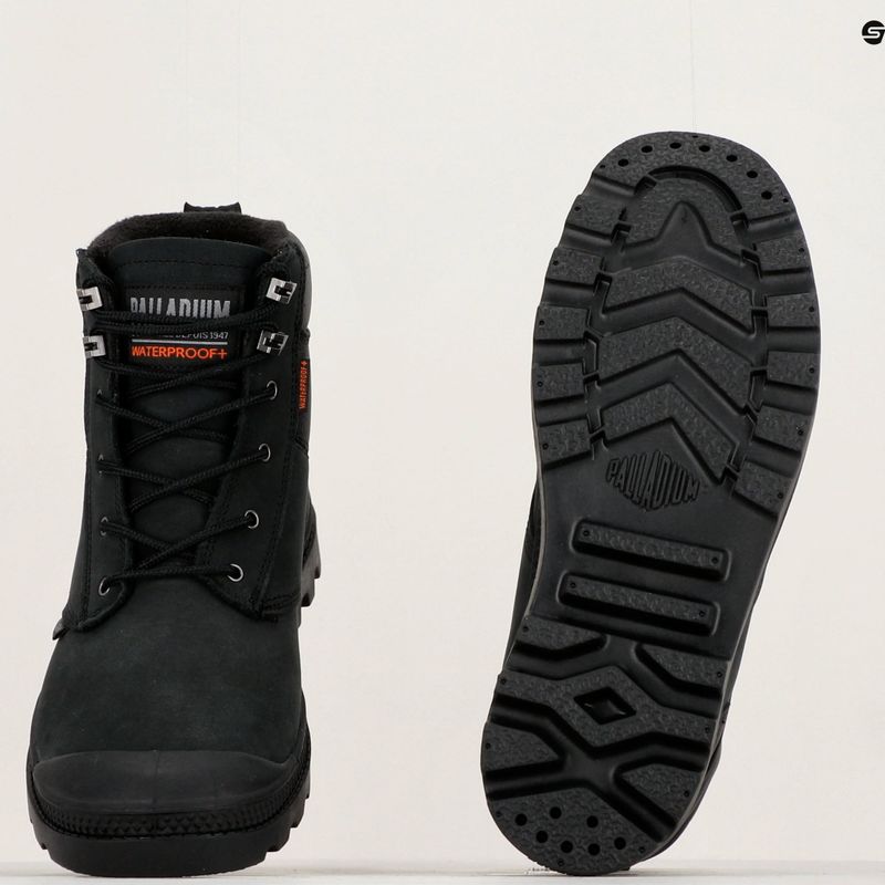 Boty Palladium Pampa SHIeld WP+ LUX black/black 15