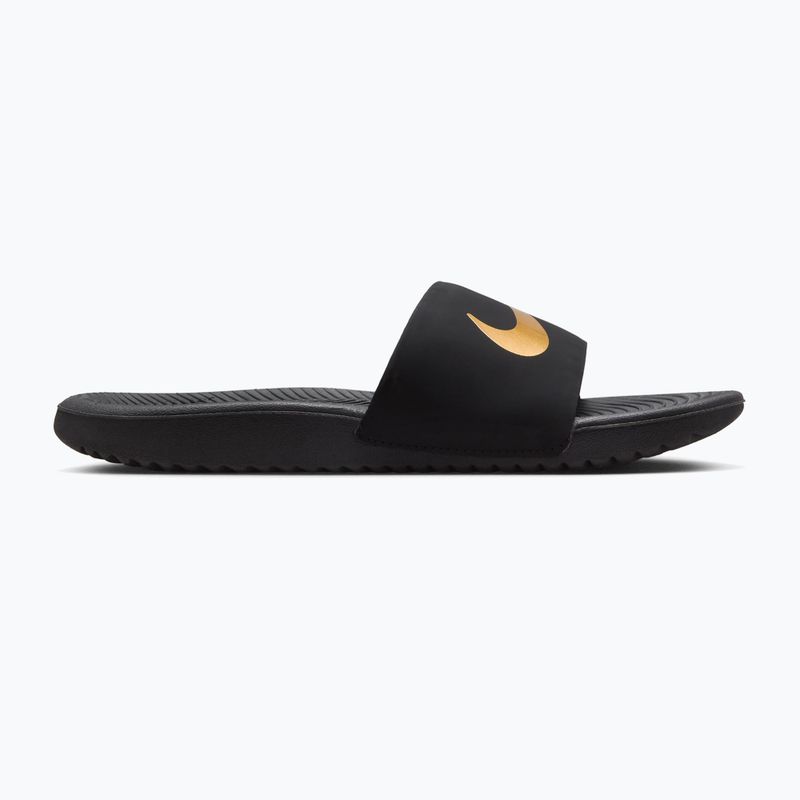 Dětské nazouváky Nike Kawa black/metallic gold