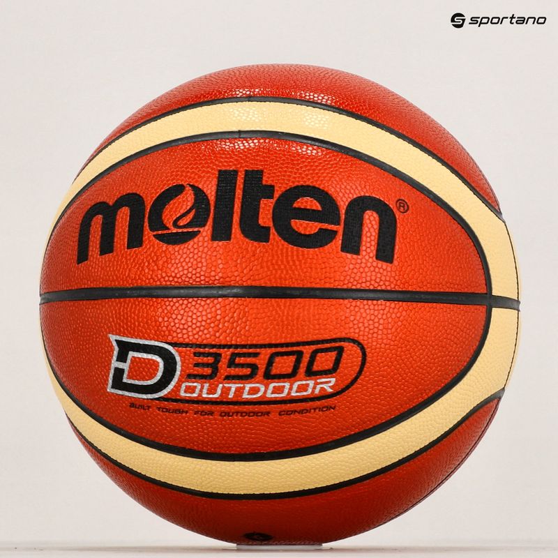 Basketbalový míč Molten B6D3500 orange/ivory velikost 6 6