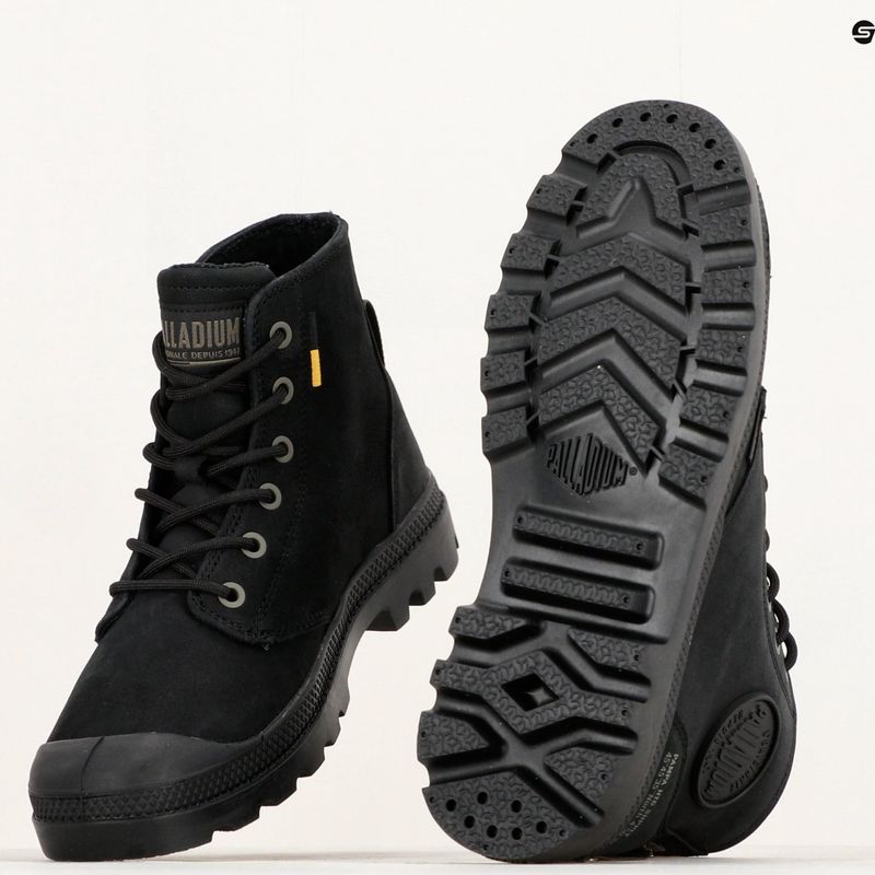 Boty Palladium Pampa HI Supply LTH black/black 14