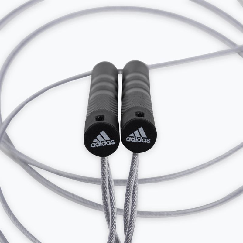 Švihadlo adidas s ocelovým lankem stříbrná ADRP-11016 2