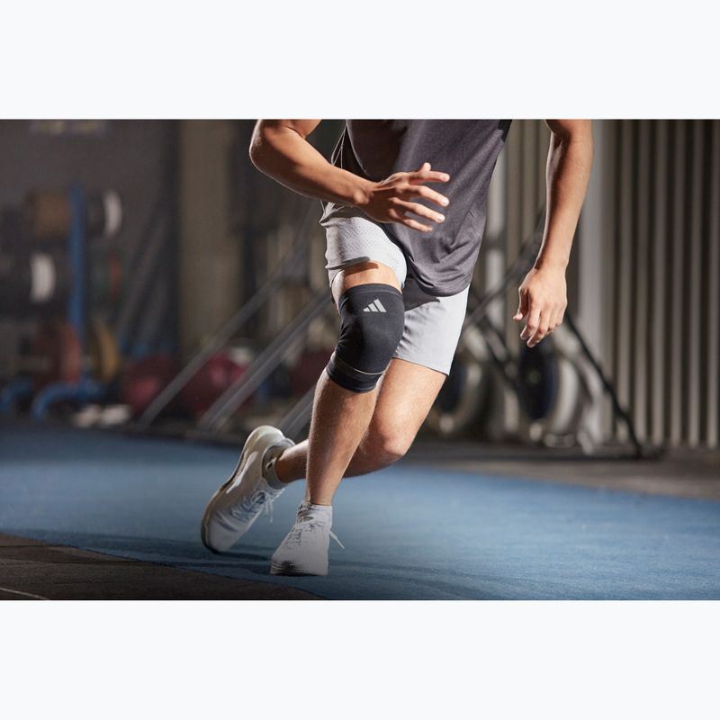 Kompresní kolenní bandáž adidas Performance Knee Support black/white 4