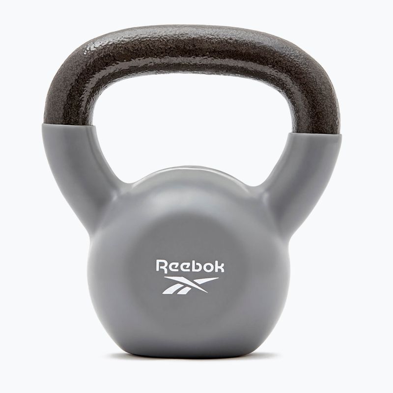 Kettlebell 6 kg Reebok šedá RAWT-17006