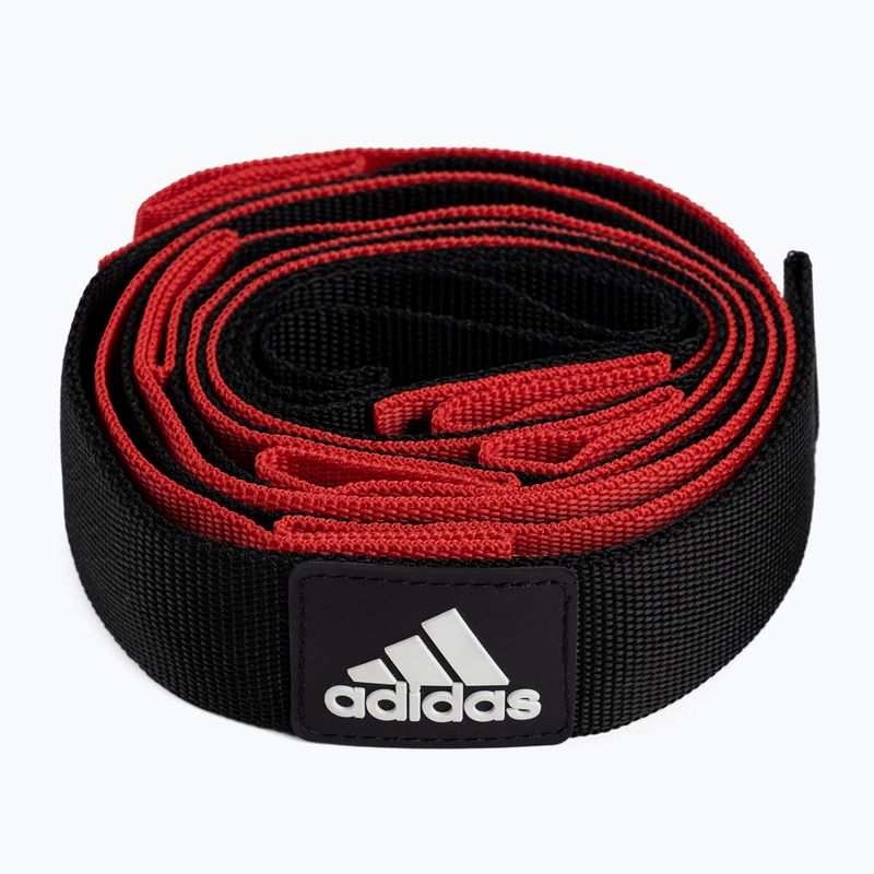 Cvičební pás adidas černo-červený ADTB-10608