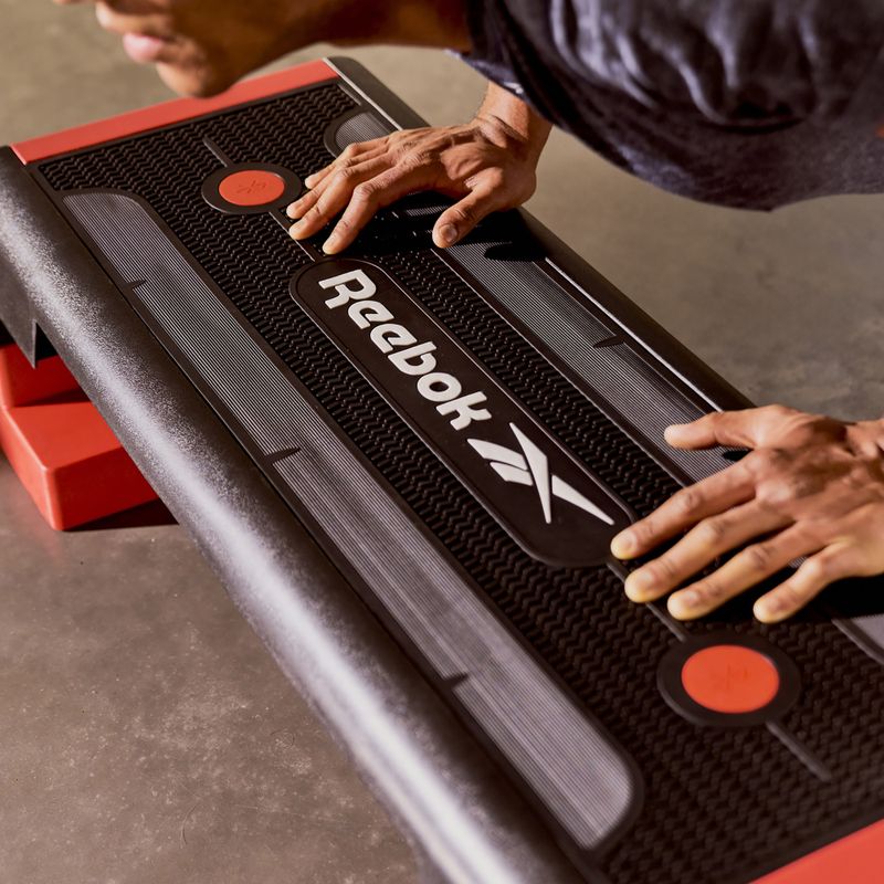 Aerobní step Reebok The Original + Bluetooth red 7