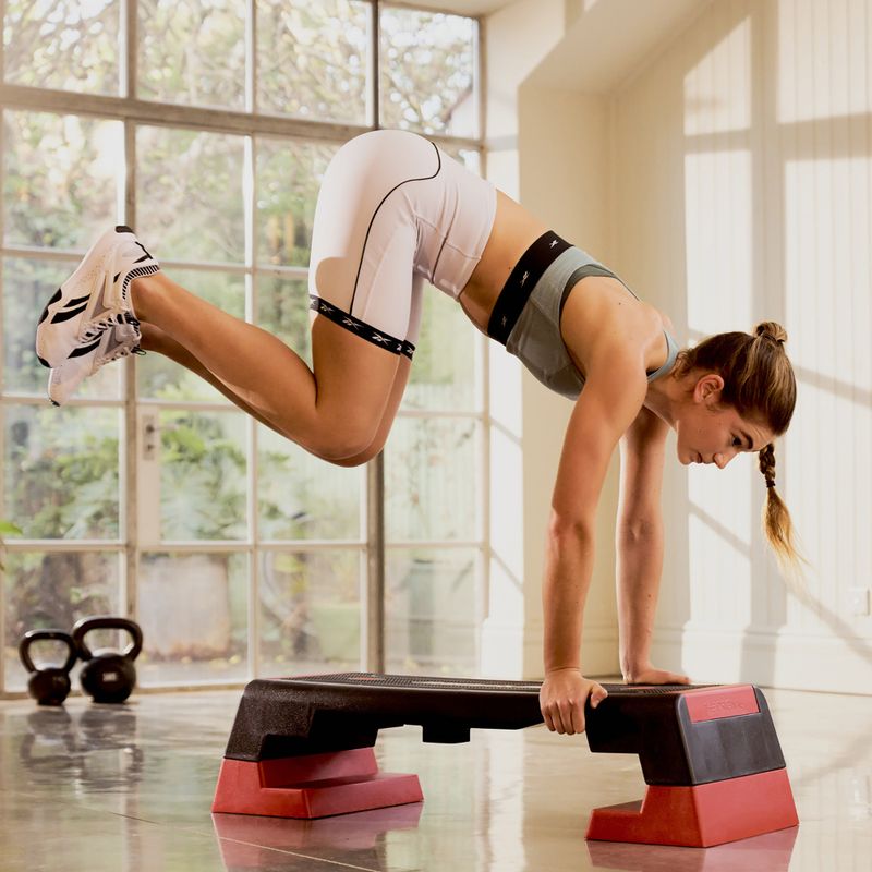 Aerobní step Reebok The Original + Bluetooth red 9