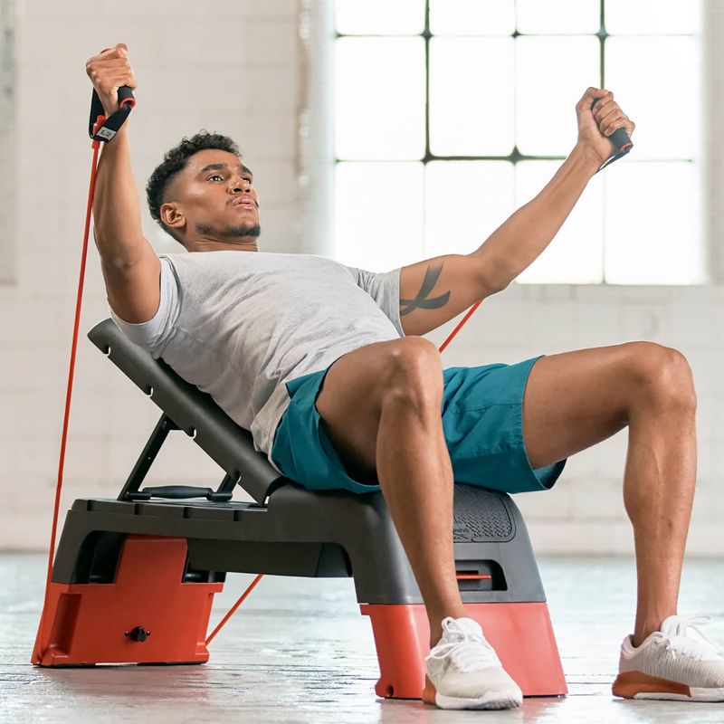 Multifunkční step Reebok Deck red 8