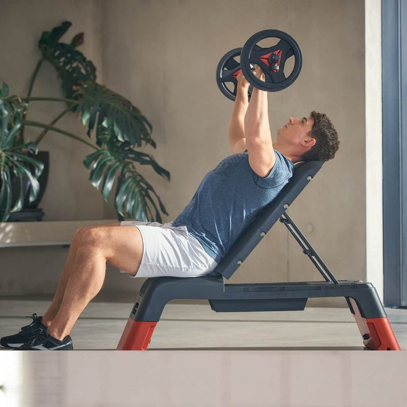 Multifunkční step Reebok Deck red 9