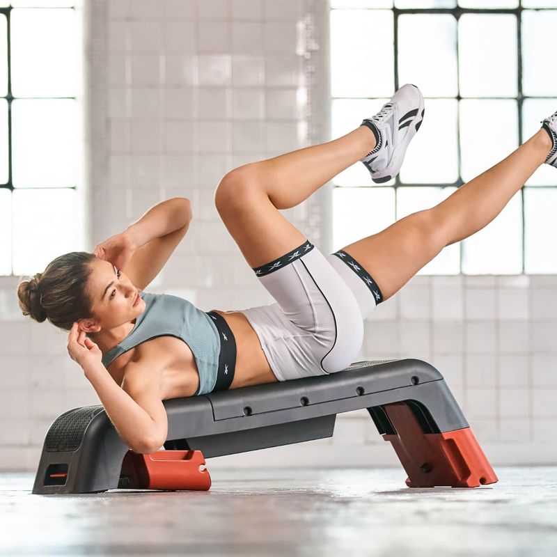 Multifunkční step Reebok Deck red 10