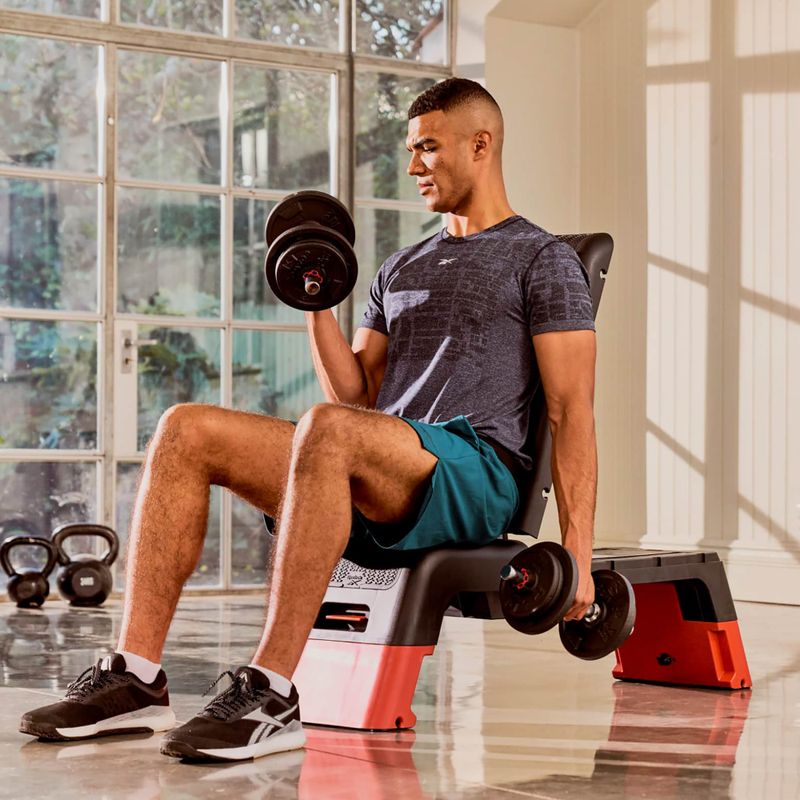 Multifunkční step Reebok Deck red 12