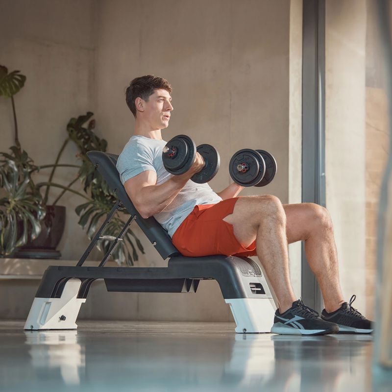 Multifunkční step Reebok Deck white 13