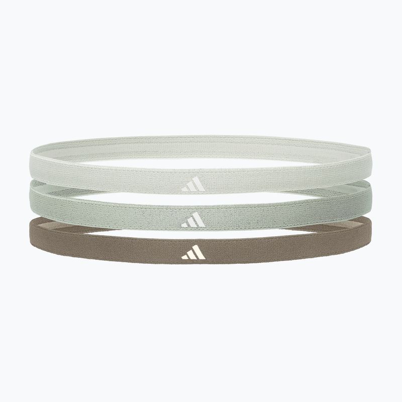 Čelenka Adidas Hairbands 3ks linen green/silver green/olive