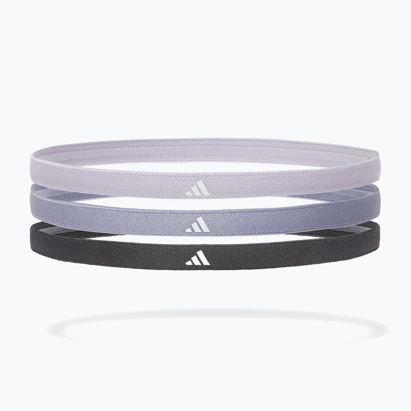 Čelenka Adidas Hairbands 3ks silver dawn/violet/legend ink