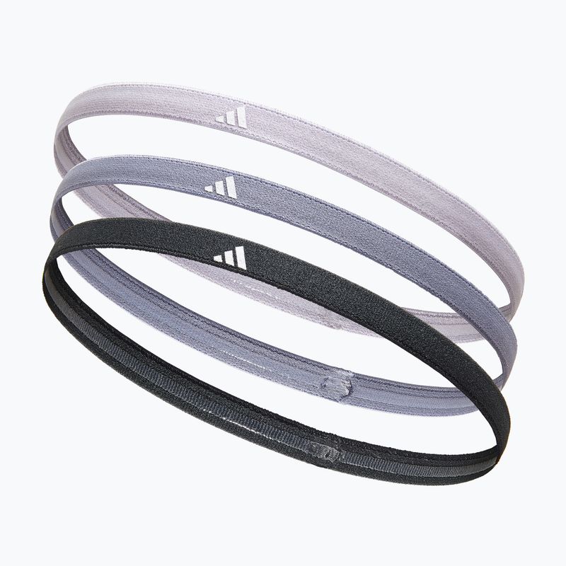 Čelenka Adidas Hairbands 3ks silver dawn/violet/legend ink 2