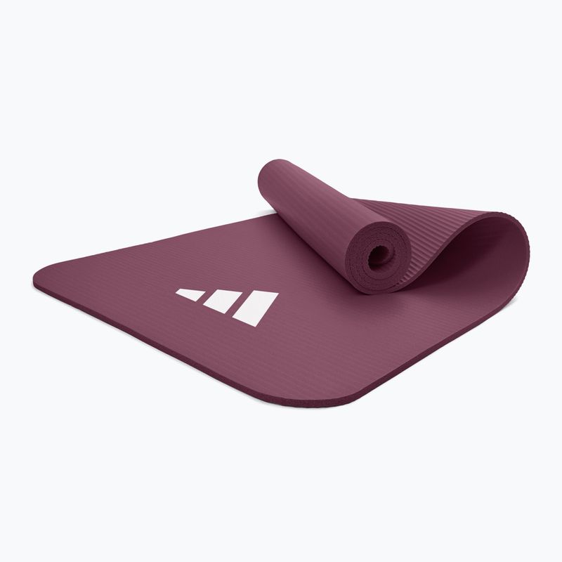 Fitness podložka adidas Fitness 7 mm maroon 4