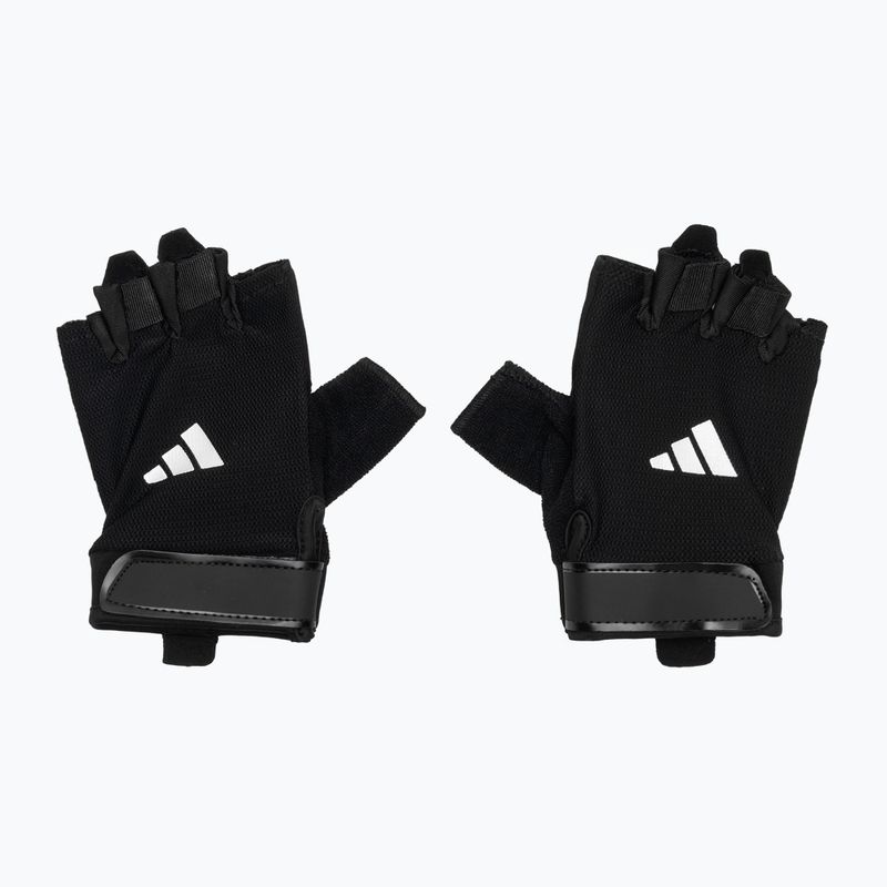 Fitness rukavice adidas Essential Training black/ white 2