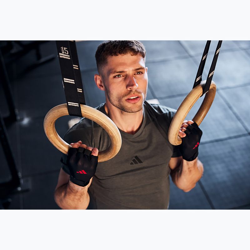 Tréninkové rukavice adidas Essential Training red 10