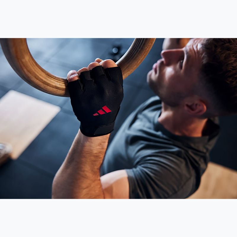 Tréninkové rukavice adidas Essential Training red 12