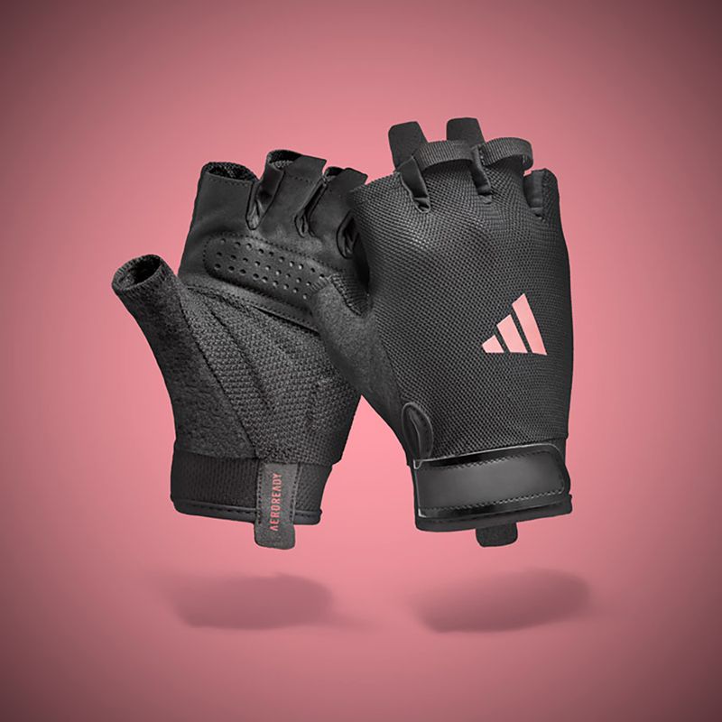 Tréninkové rukavice adidas Essential Training pink 9