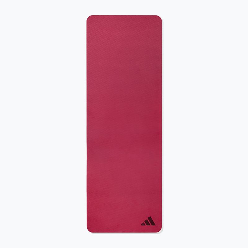 Fitness podložka adidas Yoga 6 mm collegiate burgundy 2
