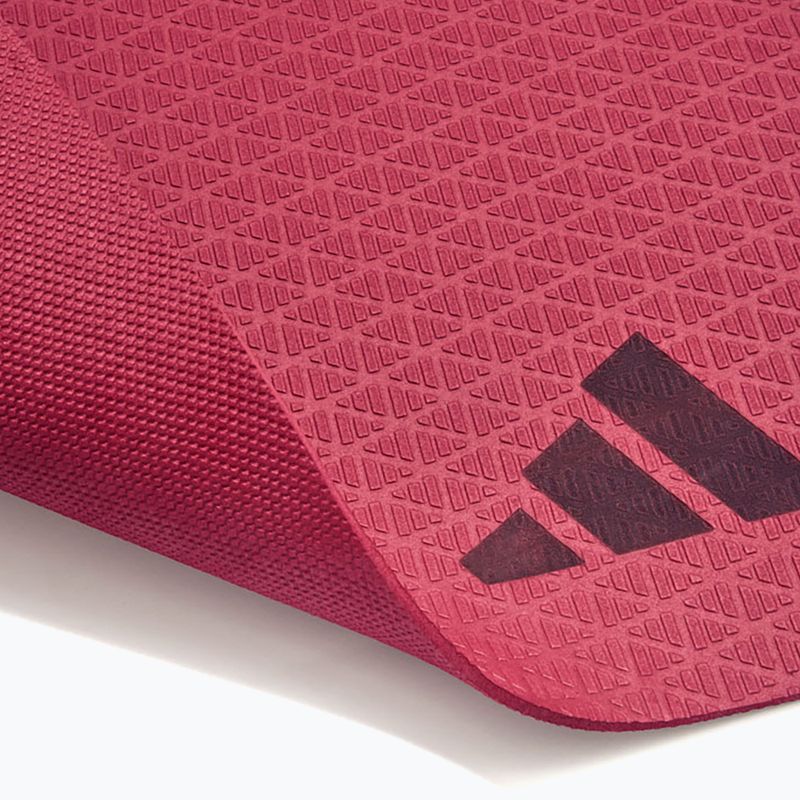 Fitness podložka adidas Yoga 6 mm collegiate burgundy 5