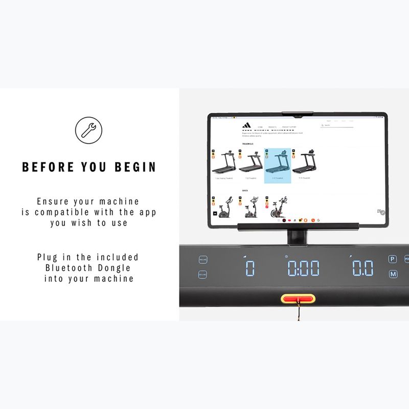 Elektrický běžecký pás adidas T-1 Folding Treadmill black 15