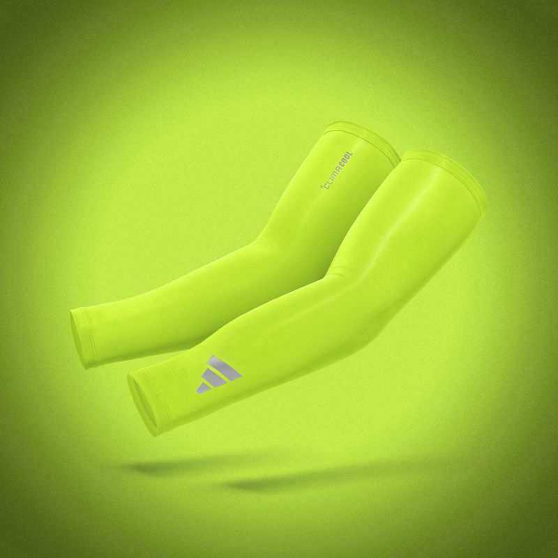 Kompresní návleky na paže adidas Climacool Compression Arm Sleeves lucid lemon 5