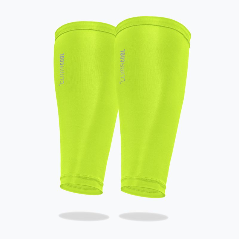 Kompresní návleky na lýtka adidas Climacool Compression Calf Sleeves lucid lemon 2