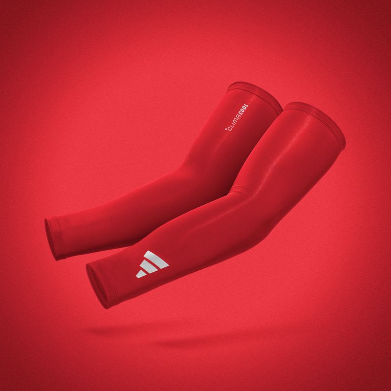 Kompresní návleky na paže adidas Climacool Compression Arm Sleeves red 5