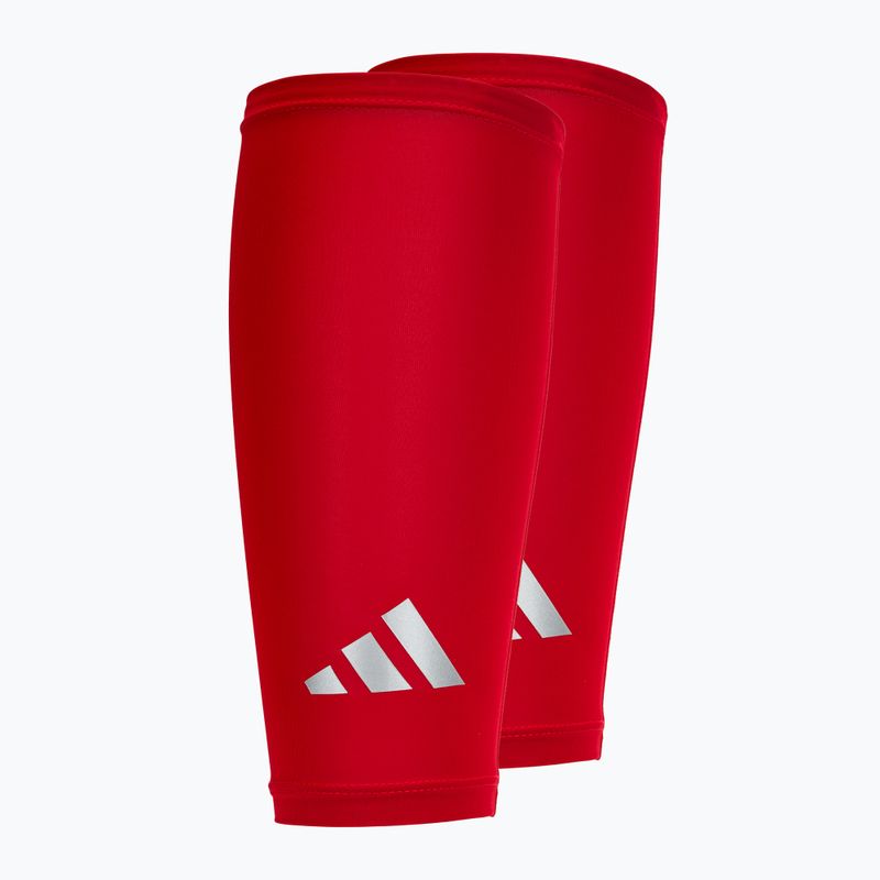 Kompresní návleky na lýtka adidas Climacool Compression Calf Sleeves true red