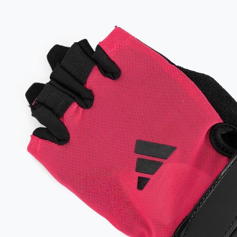 Tréninkové rukavice adidas Essential Training pink mesh 4