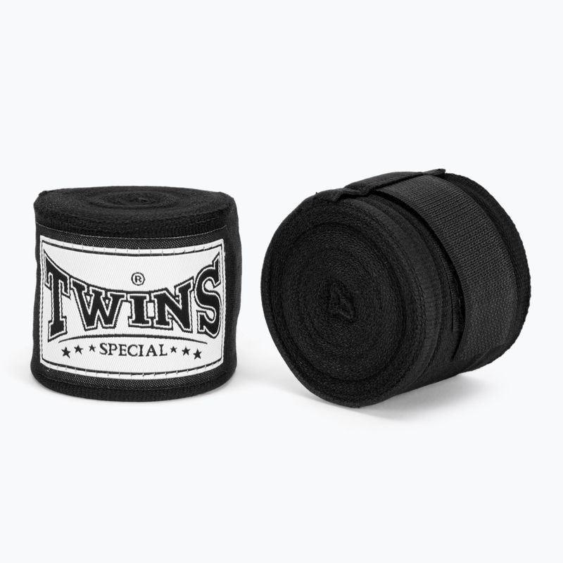 Boxerské bandáže  Twins Special CH5 black 2