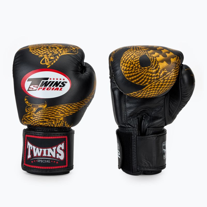 Boxerské rukavice Twins Special FBGVL3-23 Dragon gold 3