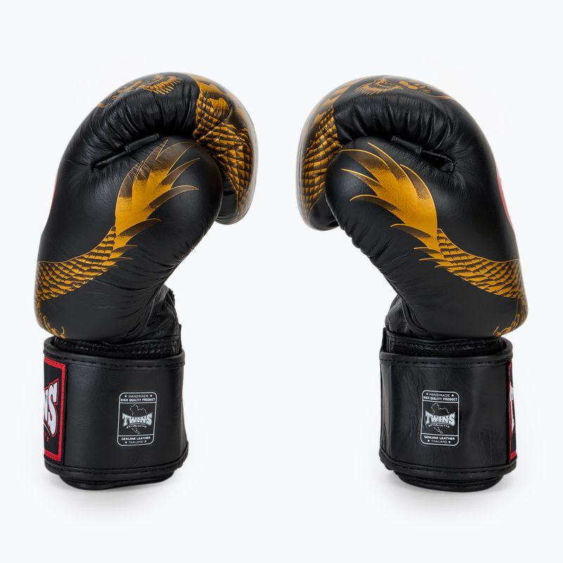 Boxerské rukavice Twins Special FBGVL3-23 Dragon gold 4