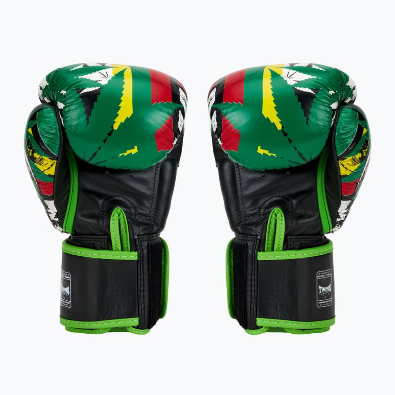 Boxerské rukavice Twins Special Fancy FBGVL3-54 Grass green/black 2