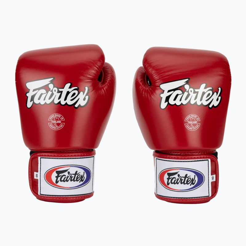 Boxerské rukavice Fairtex Universal "Tight-Fit" Design red 2