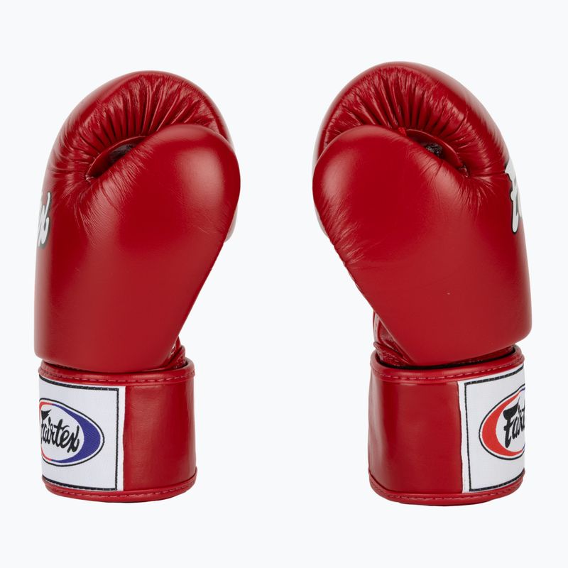 Boxerské rukavice Fairtex Universal "Tight-Fit" Design red 4