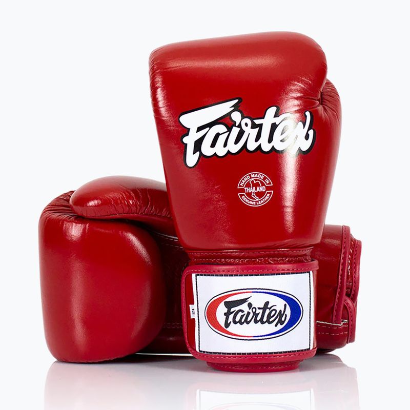 Boxerské rukavice Fairtex Universal "Tight-Fit" Design red 2
