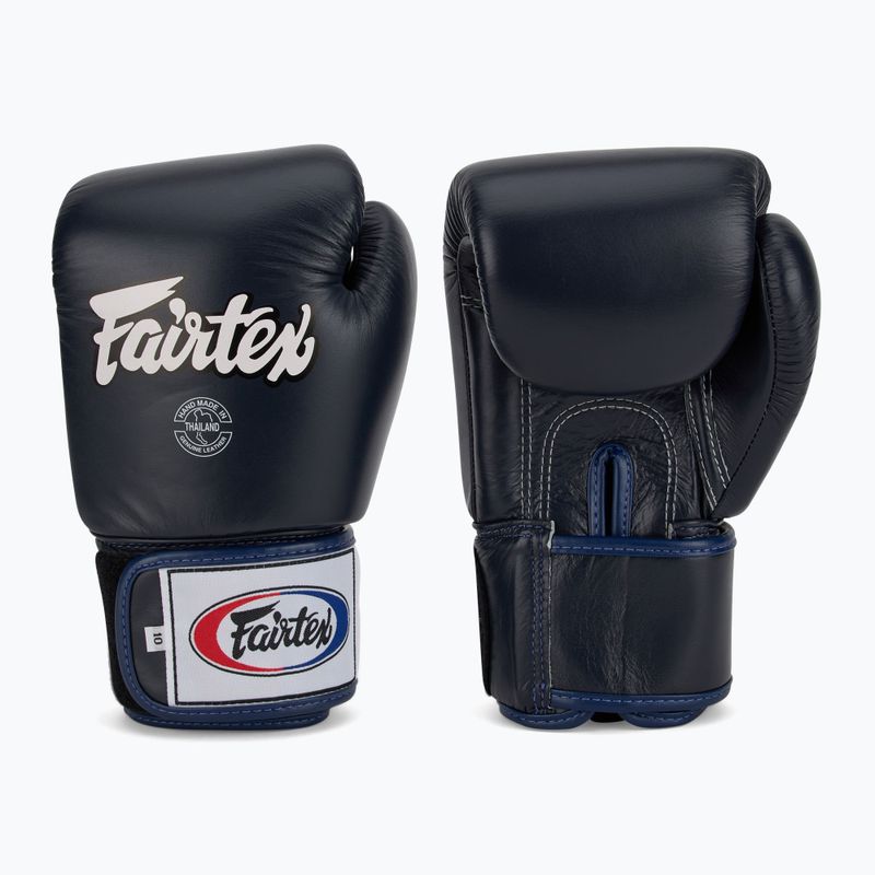 Boxerské rukavice Fairtex Universal "Tight-Fit" Design blue