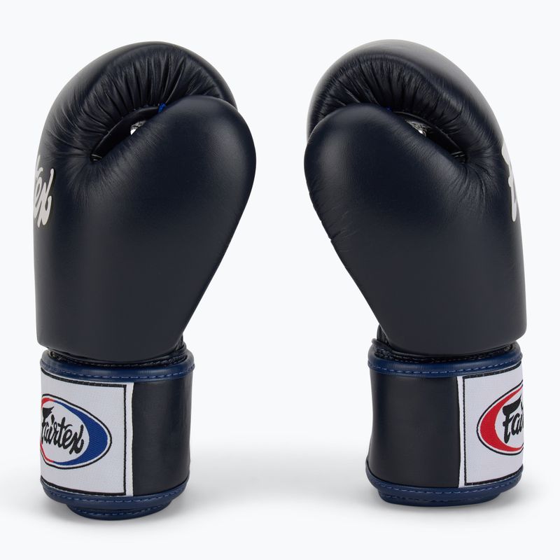 Boxerské rukavice Fairtex Universal "Tight-Fit" Design blue 4
